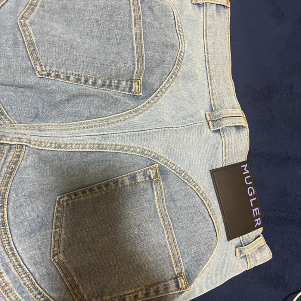 Mugler Jeans, worn once, Size 8
